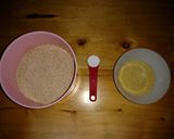 Foto del paso 1 de la receta: Cubiletes de mango y harina integral 💕🍃