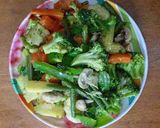 A picture of step 6 of Sauted Vegetables.