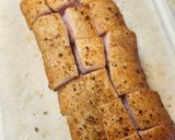 A picture of step 1 of Brad's maple bourbon glazed smoked pork belly.