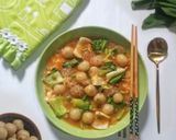 Foto langkah ke 10 dari resep Seblak Cilok Saos Tiram.