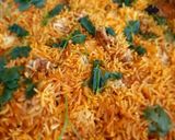 A picture of step 8 of Chicken Akhni.