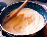 A picture of step 3 of Wheat rava kesari.