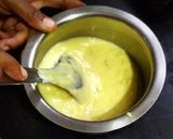 A picture of step 4 of Gujarati Khatta Dhokla.