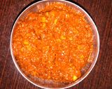 A picture of step 2 of Schezwan fried rice.