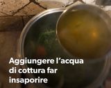 Foto del passaggio 2 della ricetta Busiate con tenerumi, zucca e fiori