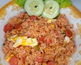 Foto langkah ke 6 dari resep Nasi Goreng merah ala chef Devina.