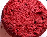 A picture of step 13 of Chocolate and red velvet checker board cake.