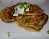 A picture of step 6 of Savory Corn Pancakes.
