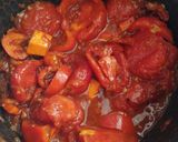 عکس مرحله 5 از دستور پتاژ گوجه فرنگی 🍅🥕🥣🧄🌶️