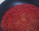 A picture of step 4 of Red Velvet Crepes.
