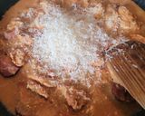 A picture of step 8 of Creamy and Spicy Chicken and Chorizo Pasta.