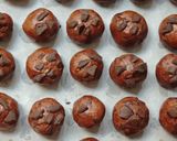 Foto langkah ke 4 dari resep 183. Triple Chocolate Chunk Cookies Sourdough.