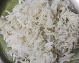 A picture of step 1 of Jeera Rice.