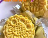 Hình bước làm 5 của món Ăn dặm: Bánh trung thu em bé nhân phomai trứng cút