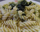 Kelkáposztás fusilli (orsó tészta), pirított dióval recept fázis 7 fotója