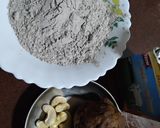 A picture of step 1 of Ragi Halwa.