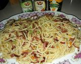 Foto langkah ke 8 dari resep Spaghetti aglio e olio dg smoked beef.