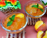 A picture of step 5 of 🍑 Peach slush.