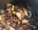 A picture of step 3 of Sour Cereal Soup.