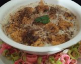 A picture of step 3 of Dahi bray.
