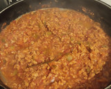 Foto del paso 4 de la receta: Fideos con salsa bolognesa (vegano) 🍝