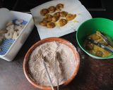 Foto del paso 3 de la receta: Gambas peladas rebozadas cocinadas en freidora de aire