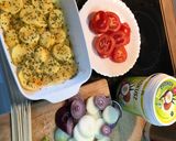 Csirkemell saslik, zöldségekkel, burgonyával recept fázis 1 fotója