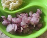 Foto langkah ke 2 dari resep Ati Ampela Tahu Masak Cabe Ijo.
