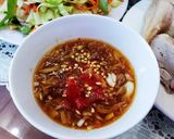 Hình bước làm 2 của món Cháo, gỏi vịt