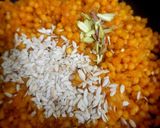 A picture of step 8 of Boondi Ladoo.