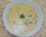 عکس مرحله 8 از دستور 🥣 سوپ جو دوسر پرک با شیر و قارچ 🥣