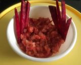 A picture of step 4 of Beetroot Rice.