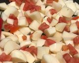 صورة لخطوة 1 من وصفة بطاطا هندية🥔🤍