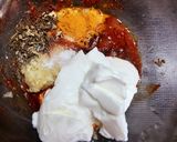 A picture of step 1 of Butter Chicken Biryani.