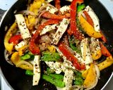 A picture of step 2 of Veg stir fry.