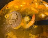 A picture of step 1 of Pork Hock and Shrimp Bánh Canh.