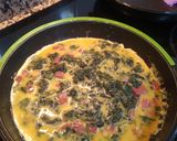 Foto del paso 4 de la receta: Tortilla de borraja y jamón serrano