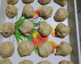 Foto langkah ke 4 dari resep Bakpia Basah Kacang Hijau (Panggang di Teflon).