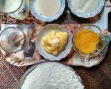 Foto langkah ke 1 dari resep Roti manis isi coklat & keju.