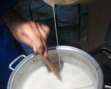 Foto del paso 4 de la receta: Panna cotta de coco y coulis de mango