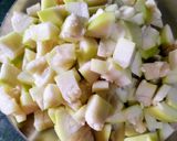 A picture of step 1 of Bottlegourd Stew/ Lauki Stew.