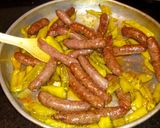 A picture of step 21 of Alexandrian Sausage.