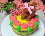 Cara Membuat Tart Tumpeng Nasi Kuning 7