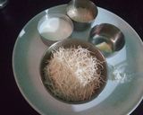 शेवया मोदक (shewaya modak recipe in marathi) रेसिपी स्टेप 1 फोटो 