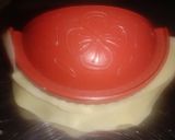 A picture of step 5 of Gujiya (Nariyalwali).
