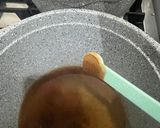 A picture of step 2 of Cinnamon Simple Syrup.
