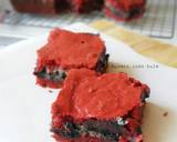 Oreo Cream Cheese stuffed Red Velvet Brownies recipe step 10 photo