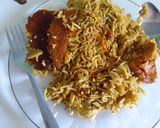 عکس مرحله 1 از دستور کته باقله با آب قلم