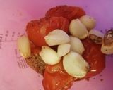 Csicseriborsós, sült paradicsomos fokhagymaleves recept fázis 4 fotója