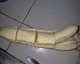 Foto langkah ke 2 dari resep Pisang Bakar Manis Cokelat Teflon.